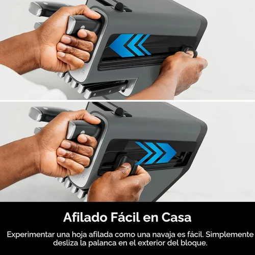 Miniatura 5 de Ninja K32009 Foodi NeverDull Sistema de Cuchillos Premium, Juego de Bloques de Cuchillos de 9 Piezas con Afilador Incorporado, Cuchillos de Acero