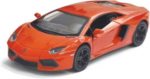 Miniatura 2 de KiNSMART Lamborghini Aventador LP700-4 1:38 escala de 5 pulgadas, modelo de metal fundido a presión Super Car Toy (4 unidades)