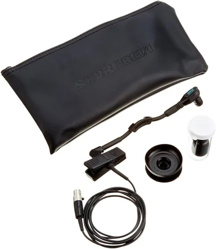 Shure Micrófono inalámbrico BETA 98H/C - Micrófono de instrumento en miniatura con conector TA4F Mini XLR de 4 pines, condensador cardioide, clip