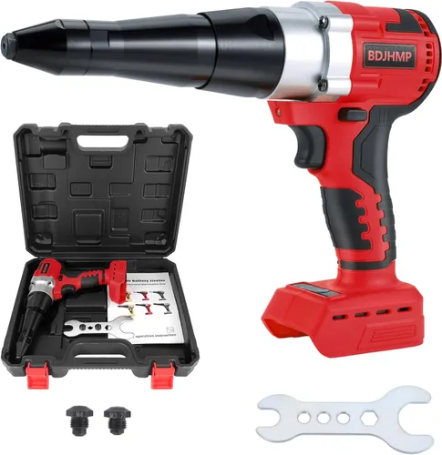 Miniatura 10 de Pistola de Remaches Inalámbrica para Batería Dewalt 20V Max (Sin Batería), Pistola de Remaches Automática Eléctrica sin Escobillas, Motor sin