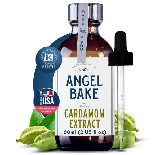 Miniatura 27 de Extracto de Cardamomo Puro para Hornear y Mixología - 100 Porciones de Saborizante Natural Premium para Cocinar, Postres, Bebidas - Kosher, Apto