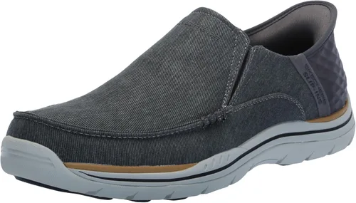 Miniatura 7 de Skechers USA Expected - Zapatos sin cordones de lona Cayson Moc Toe para hombre