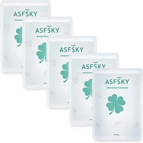 ASFSKY Gel de limpieza de coche para detalles de coche, masilla de gel de limpieza de coche, gel limpiador de teclado reutilizable, masilla de gel