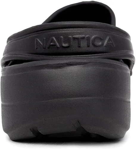 Miniatura 3 de Nautica Zuecos para hombre, sandalias deportivas deportivas, sin cordones con correa trasera ajustable, (zapatos de aguapantuflas peludas) River Edge