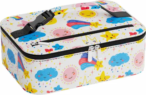 Miniatura 23 de Lonchera pequeña aislada para mujeres y hombres, lonchera Bento para niños, bolsas térmicas compactas portátiles para enfriar comidas con asa