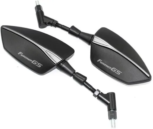 Miniatura 7 de W for BMW F650GS F650 GS F 650 GS All Years Motorcycle Adjustabale Side Rearview Mirrors Y (Color : Black)