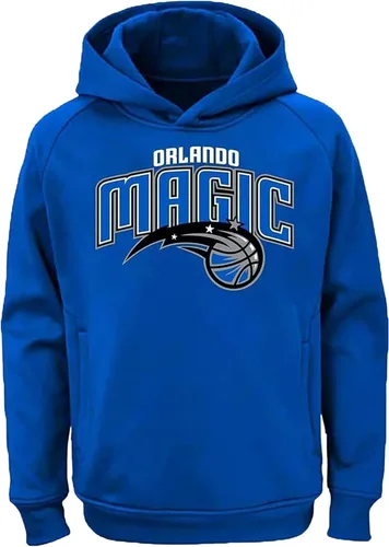 Miniatura 29 de Outerstuff NBA Kids Youth 8-20 Team Color Alternate Polyester Performance Primary Logo Sudadera Sudadera Sudadera con capucha Phoenix Suns Púrpura