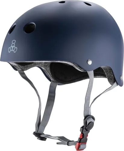 Miniatura 10 de Triple Eight Casco de bicicleta y monopatín con doble certificación Blanco mate