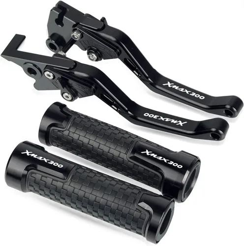 Miniatura 14 de DOUKI Para Yamaha XMAX300 X-MAX 300 2015-2020 - Palancas de embrague de freno corto para motocicleta, embrague, empuñaduras, extremos de manillar