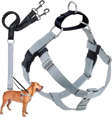 Miniatura 23 de 2 Hounds Design - Arnés para perro (libertad sin tirar), control ajustable, suave y cómodo para pasear perros fácilmente, para perros pequeños, Azul
