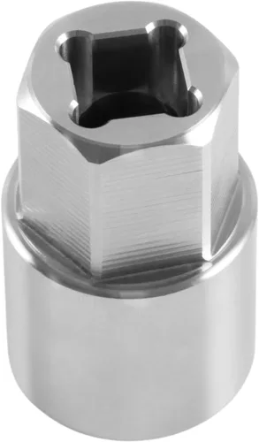 Miniatura 9 de Manija de rueda de repuesto mejorada de acero inoxidable con herramienta de casquillo CNC