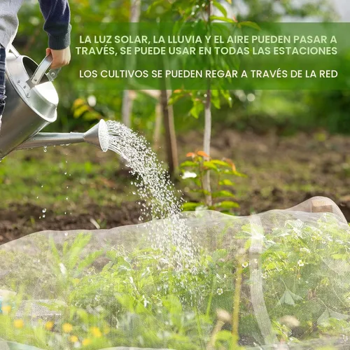 Miniatura 5 de Red de jardín Jevrench duradera ultra fina para jardín, cubierta de filas para plantas de jardín, hace que las plantas, verduras, frutas y flores