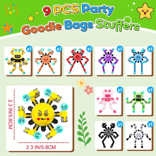 Miniatura 4 de 9 juguetes giratorios para niños y adultos, recuerdos de fiesta para niños, bolsas de golosinas a granel, juguete sensorial para aliviar el estrés