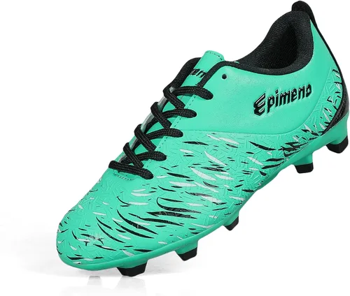 Zapatos de fútbol unisex para niños y niñas, para terreno firme (niños pequeñosniños grandes)