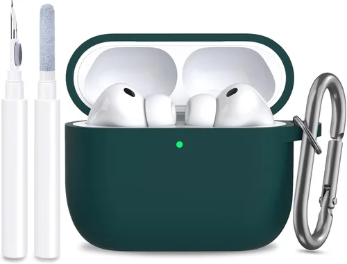 Funda compatible con AirPods Pro 3 con kit de limpieza, accesorios de silicona protectora suave para hombres y mujeres, para Apple AirPods Pro 3 Gen