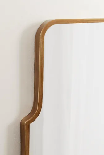 Miniatura 5 de Kate and Laurel Gezella Glam - Espejo de pared de arco ancho festoneado, 38 x 24, dorado envejecido, impresionante espejo decorativo glamoroso