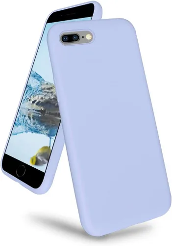 Miniatura 14 de Funda compatible con iPhone 8 Plus/7 Plus (5.5 pulgadas), [protección contra caídas] [arañazos] de silicona líquida a prueba de golpes, antihuellas