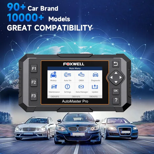 Miniatura 7 de FOXWELL NT614 Elite OBD2 escáner para mecánica de bricolaje, actualización de NT604, herramienta de diagnóstico de 4 sistemas con 5 reajustes