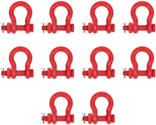 Miniatura 20 de Mytee Products - Grillete de anclaje forjado de 5/8" de acero al carbono con tornillo de aleación, 3.25 toneladas (6,500 libras) de capacidad de 20