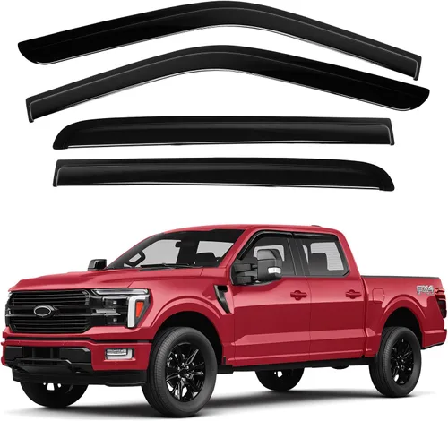Miniatura 72 de Canvcle RAV4 Rain Guards - Window Visors for Toyota RAV4 2006-2012, Outside-Mount Tape-On Side Window Wind Deflectors for RAV4 Accessories, Vent