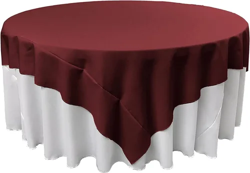 Miniatura 132 de LA Linen. Mantel cuadrado de popelina de poliéster