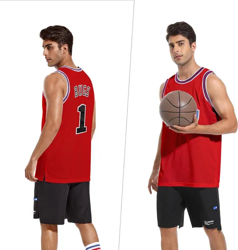 Miniatura 6 de Jersey de baloncesto para hombre Lola#10 Bugs#1 camisetas de película espacial de los años 90 para Halloween, hip hop, ropa de fiesta deportiva