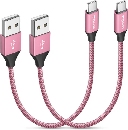 Miniatura 25 de etguuds Cable USB a USB C de 2 pies, paquete de 2 cables de carga USB A a tipo C de carga rápida para Samsung Galaxy A17 A16 A15 A26 A36 A56, S25