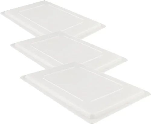 Miniatura 16 de Rubbermaid Commercial Products Tapa de caja de almacenamiento de alimentos para tamaños de 8.5, 12.5, 16.5 y 21.5 galones, transparente