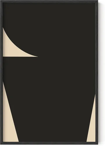 Miniatura 14 de HAUS AND HUES Póster de arte abstracto negro, impresión de pared abstracta negra, arte geométrico, decoración de arte abstracto, decoración de pared