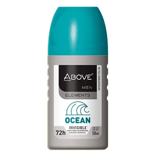 Miniatura 14 de ABOVE Roll-On Elements, plateado brillante, 1.7 onzas, desodorante de bolas para hombres, protección de 72 horas, fragancia sensual, tacto seco, sin