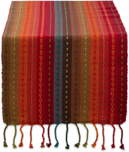 Miniatura 12 de DII Southwest Collection - Camino de mesa, color azul, 14 x 72 pulgadas