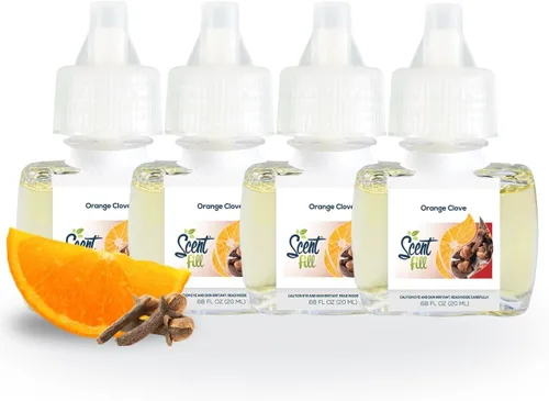 Miniatura 28 de Scent Fill Ambientador enchufable de sidra de manzana, 4 recambios de aceite perfumado