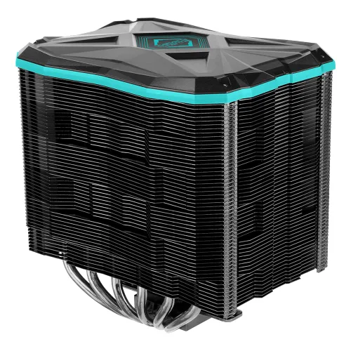 Iceberg Thermal IceSLEET G6 Stealth - Tubo de calor de 6 táctiles directos chapado en níquel, con ventilador silencioso ultra de 5.512 in, enfriador
