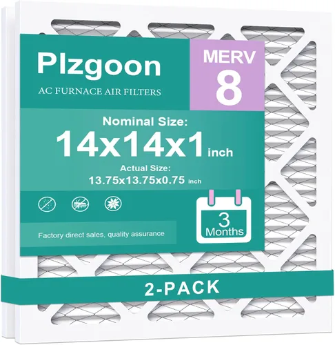 Miniatura 18 de Filtros de Aire 10x10x1 MERV 8 MPR 600 Paquete de 4 Filtros Plisados para Hogar HVAC AC Calefacción Filtros de Aire Acondicionado para Casa Oficina
