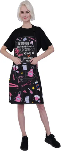 Miniatura 4 de Hair Stylist Apron with Pockets Hairdresser Gifts Hair Stylist Gifts Cosmetologists Gifts Beauty Salon Aprons Barber Apron
