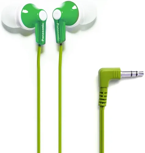 Panasonic ErgoFit - Auriculares intraurales con cable, 0.138 in Jack in-Ear con sonido dinámico cristalino y ultra suaves ergonómicos de ajuste