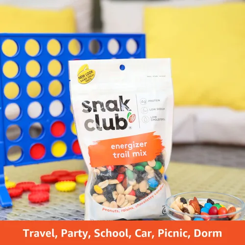 Miniatura 6 de Snak Club Energizer Trail Mix, sin gluten, 1 libra (paquete de 6)
