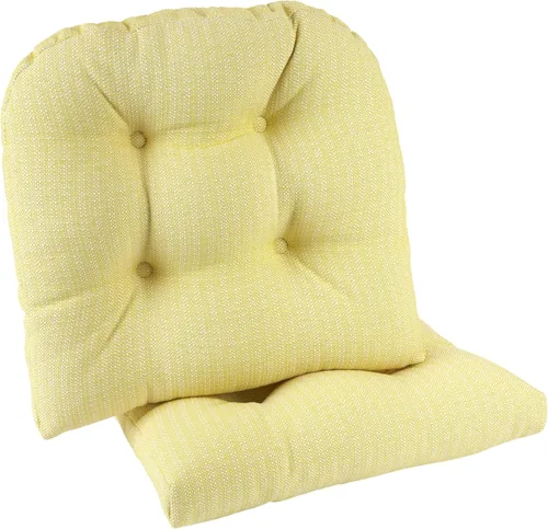 Miniatura 20 de Klear Vu Gripper Overstuffed - Cojines universales antideslizantes para silla de comedor para decoración de cocina o uso de oficina, almohadilla