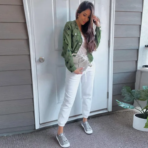 Miniatura 28 de JENN ARDOR - Tenis de lona para mujer, mocasines de meter, moda estilo casual 2022, punta redonda, suaves, cómodos, zapatos planos para caminar