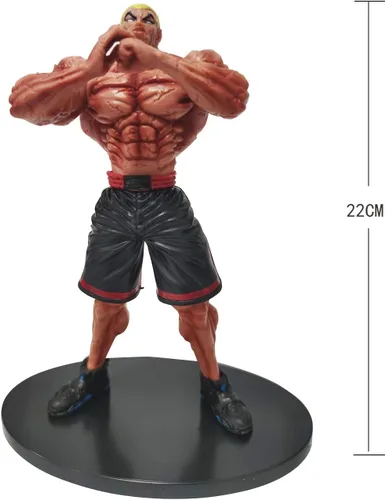 Miniatura 6 de Figuras de anime Hanma Yujiro/Hanma Jack Figura de acción de PVC, 8.7 in, colección de estatua de anime, adornos de escritorio