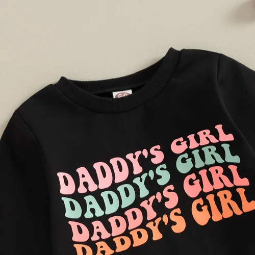 Miniatura 5 de Ropa de bebé para niña con cuello redondo, sudadera de manga larga, ropa de invierno