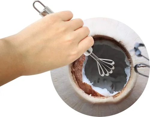 Miniatura 6 de Honbay Raspador de carne de coco de acero inoxidable, removedor de raspador de pescado para cocina