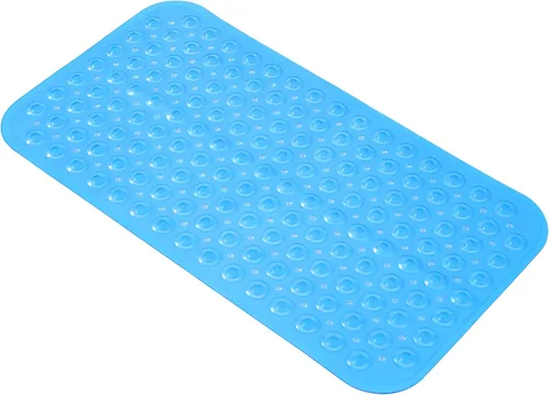 Miniatura 35 de Almohadilla de ducha antideslizante para bañera, 21 x 21 pulgadas, suave, de gran tamaño, lavable a máquina, con orificios de drenaje, ventosa