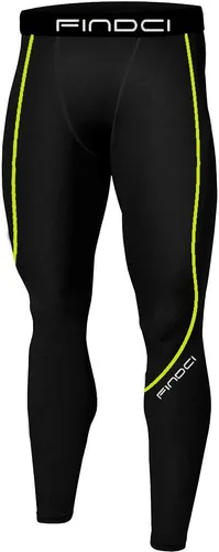Miniatura 4 de Conjunto deportivo para hombre, camiseta de compresión y pantalones ajustados para la piel, manga larga, secado rápido, para gimnasio, yoga, Negro