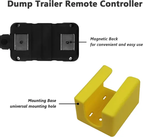 Miniatura 5 de Interruptor de control remoto de remolque volcado, 3 alambres 12v DC bomba hidráulica unidad de potencia arriba abajo controlador para camión