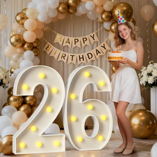 Miniatura 45 de Mixifox Letras V de marquesina de 3 pies, letras grandes iluminadas de 3 pies de alto con luces, letra grande para boda, compromiso, graduación