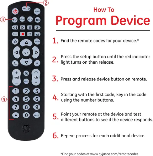 Miniatura 7 de GE Botones retroiluminados, control remoto universal, reemplazo del control remoto Samsung TV, control remoto Samsung para Smart TV, reemplazo