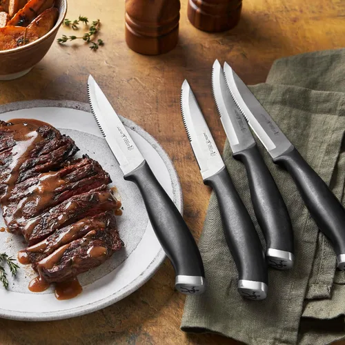 Miniatura 5 de HENCKELS Silvercap - Juego de 4 cuchillos para carne, acero inoxidable