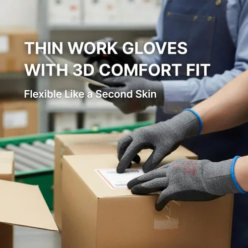 Miniatura 6 de DEX FIT Nitrile Work Gloves FN330,Stretch Fit, Touchscreen, Power Grip in Wet & Oily Conditions, Men & Women