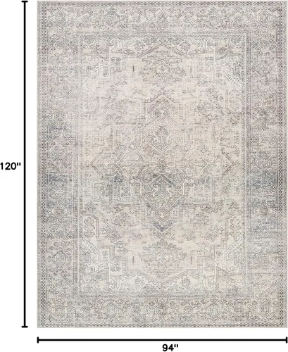Miniatura 2 de Livabliss x Becki Owens Margot Medallion - Alfombra de área, 7 pies 10 pulgadas x 10 pies, color gris claro